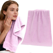 Serviette Xoxingysm en pur coton, serviette de toilette épaisse, absorbante et douce pour la maison, couleur unie, serviette déchirée