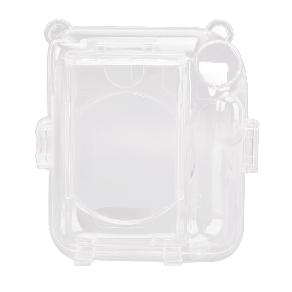 Crystal Clear Camera Case For Instax Mini 12 With Sticker & Cow Print Set 9431387606850