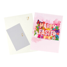 Easter 3D Popup Card with Egg Tree Design Handmade