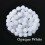Crystal glass bicone beads opaque white 3mm 100 pcs 1