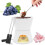 Chocolate Fondue Set Ceramic Pot for 4 People 7