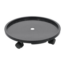 Mobile Platform For Large-Capacity Bottle With Thickened Design And Flexible Caster For Effortless Movement Commercial Bottled Water Roller Black