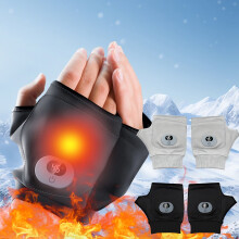 USB-verwarmde handschoenen met 3 temperatuurstanden, digitaal display en lange batterijduur – geschikt voor motorrijden, skiën, kamperen, vissen