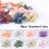 Christmas Artificial Glitter Poinsettia Flowers 10 pcs 4