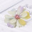 Christmas Artificial Glitter Poinsettia Flowers 10 pcs 5