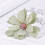 Christmas Artificial Glitter Poinsettia Flowers 10 pcs 8