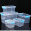 2pcs Large Group Box Plastic Storage Box Transparent Multifunctional Storage Box, suitable for desk, clothing, document storage 2