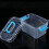 2pcs Large Group Box Plastic Storage Box Transparent Multifunctional Storage Box, suitable for desk, clothing, document storage 3