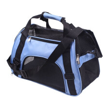 Haustier-Tragerucksack für Katzen und Hunde, blau, gepolsterte Gurte 1