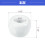 Ceramic Toothbrush Holder Round White 1.65 x 1.18 Inch 3