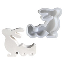 Silicone Bunny Mold for Candle Making and Crafts