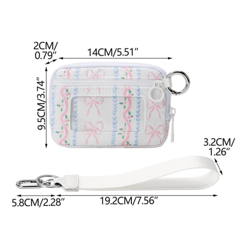 Monedero impermeable para mujer con ranura transparente para tarjetas – 2