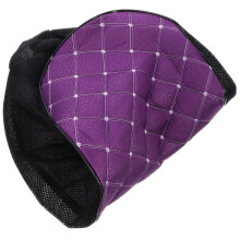JOR 1Pcs Scooter Seat Cover in Purple Linen Mesh for Motorcycle Seat All Seasons Riding Experience
