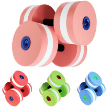 Aqua Dumbbells, Medium, 1 Bar, 2 Dumbbells, EVA Material, Fitness Exercise