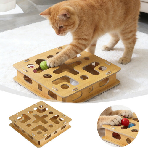 Cat Nail File with Replaceable Sandpaper Pads and Bells 1