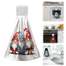 Antibacterial Christmas Kitchen Towel Red Truck Xmas Tree
