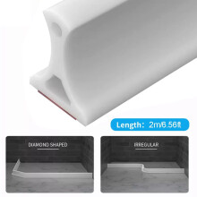 Bathroom Shower Water Stopper Rubber Retaining Strips Dry And Wet Separation