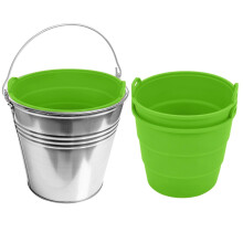 2Pcs Silicone Grease Bucket Liners Compatible with Traeger/Pro Series & Pit Boss Pellet Smokers – Reusable Drip Tray Liners