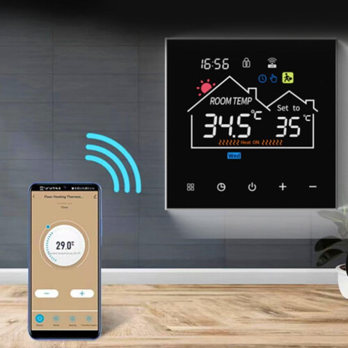 Smart Thermostat With Wifi Connectivity And User Friendly Touch Screen 2
