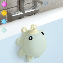 Silicone Bathtub Overflow Drain Cover Blue