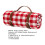 Picnic Blanket Faux Leather 3-Layer Moisture-Proof Portable 8