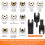 15Pcs Oscillating Saw Blades Set, High Carbon Steel, 6 Types, Quick Release, Compatible with Multi-Tools 2