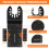 15Pcs Oscillating Saw Blades Set, High Carbon Steel, 6 Types, Quick Release, Compatible with Multi-Tools 5