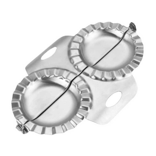 Stainless Steel Dumpling Maker with Crimped Edge