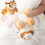 Yellow Plush Tiger Doll Jungle Theme 14cm 3