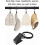 Duschvorhanghaken, Metallclips, 40er-Pack, 3,2 cm Innendurchmesser 5