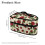 Roses Pattern Clothes Iron Storage Case Polyester Handle Easy Storage Cleaning, Bag Only 6