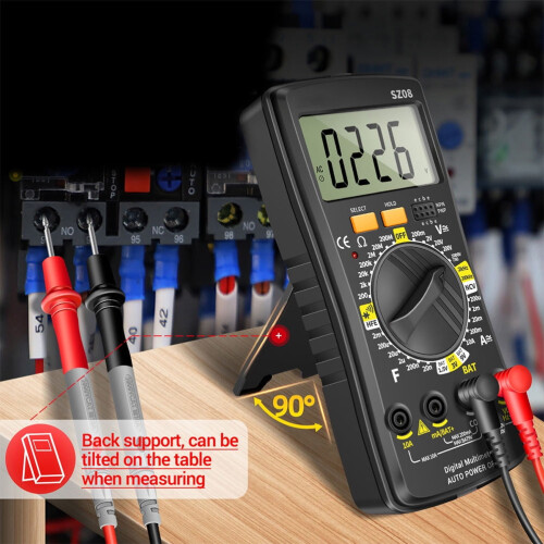 1Set Auto Multimeter Electrical Meter Equipment for Dc Voltage Current and Capacitance Testing 2