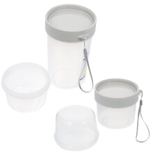 2 contenitori per sandwich per la preparazione dei pasti in ufficio, scomparto per la preparazione dei pasti, 310+360 ml