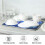 Dish Drying Mat Microfiber Kitchen Pad Large Counter Absorbent Dish Mats Drainer Rack 16"x18" Blue Rose Pattern 7