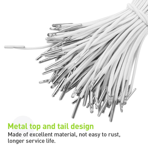 Troglfold elastic barbed cords white 50 pcs 1