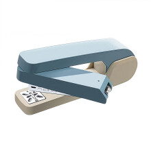Stapler Blue 360 Rotating Office Data Multi functional Effortless Mid seam Binding Device