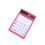 Desk Ultra-Thin Calculator LCD Screen Calculator Student 1pc Pink 5