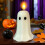 Συσκευασία 6 κεριών LED χωρίς φλόγα με θέμα το Halloween, Λειτουργούν με μπαταρία και 5
