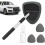 Hicaly Windshield Cleaner Tool with Extendable Handle & 3 Microfiber Pads – Compatible with Car & Home Windows 8