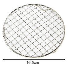 Rejilla de enfriamiento redonda de 13-35 cm, 201, de acero inoxidable, para horno, parrilla, rejilla de enfriamiento redonda multifuncional,