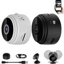 Magnetische Mini-1080p-HD-Funk-Überwachungskamera, App-gesteuert für den Innen- und Außenbereich – kompatibel mit iOS/Android