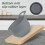 4 Pcs Plastic Mixing Bowl Set Reusable Plastic Nesting Mixing Bowl Multifunctional Nesting Container for Kitchen Cooking Baking 4
