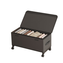 Panier de rangement sous lit amélioré – Panier de rangement sous lit, noir, rangement et organisation pour la maison
