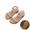 3Pièces Sandales Cuir PU Kaki Perles Chaussures Été 8