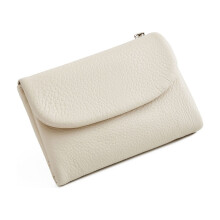 Unisex Pebble læderpung, 5,3" kortholder i ægte læder, ID-kompatibel, blød tyverisikret clutch – Gave til kvinder og mænd