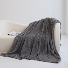 Couverture polaire 3D papillon en flanelle, ultra douce, chaude et confortable, idéale pour canapé, lit ou camping, 152 x 203 cm, gris foncé