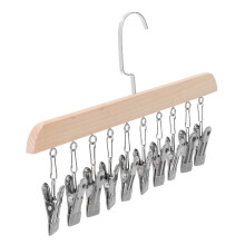 Cintre porte-ceintures pour rallonges de penderie, cintres à pinces, bébé enfant, gris