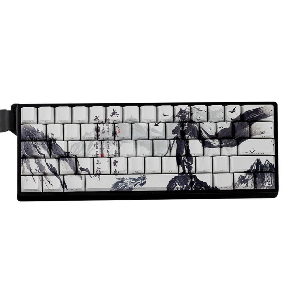 Pbts Keycaps Original Profile Dyes Sublimations Side Printing Keycaps For 60% 68% Mechanical Keyboards 974856465415