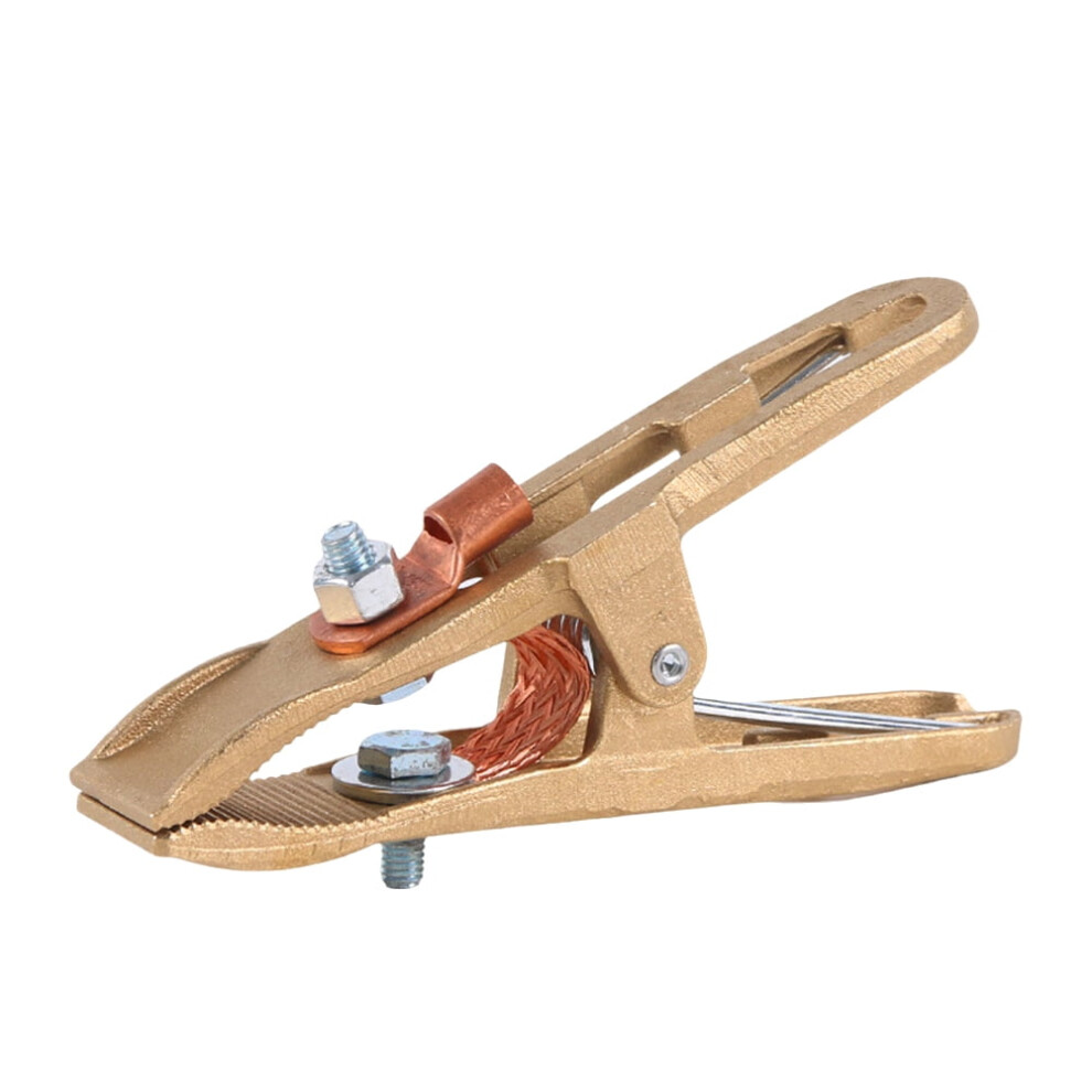 Brass A-Shape Welding Ground Clamp 500A, Compatible With Welding Machines & Construction Sites 9165521884322