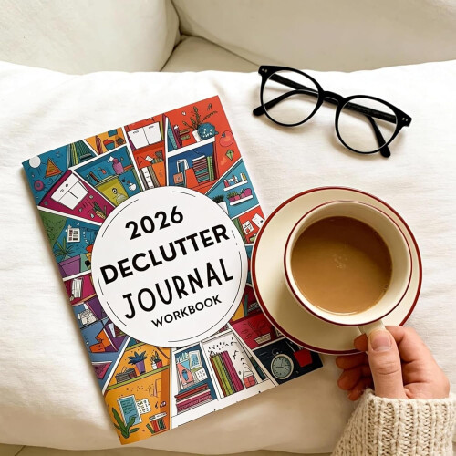 Declutter Journal Workbook 60-Page Guided Planner 1